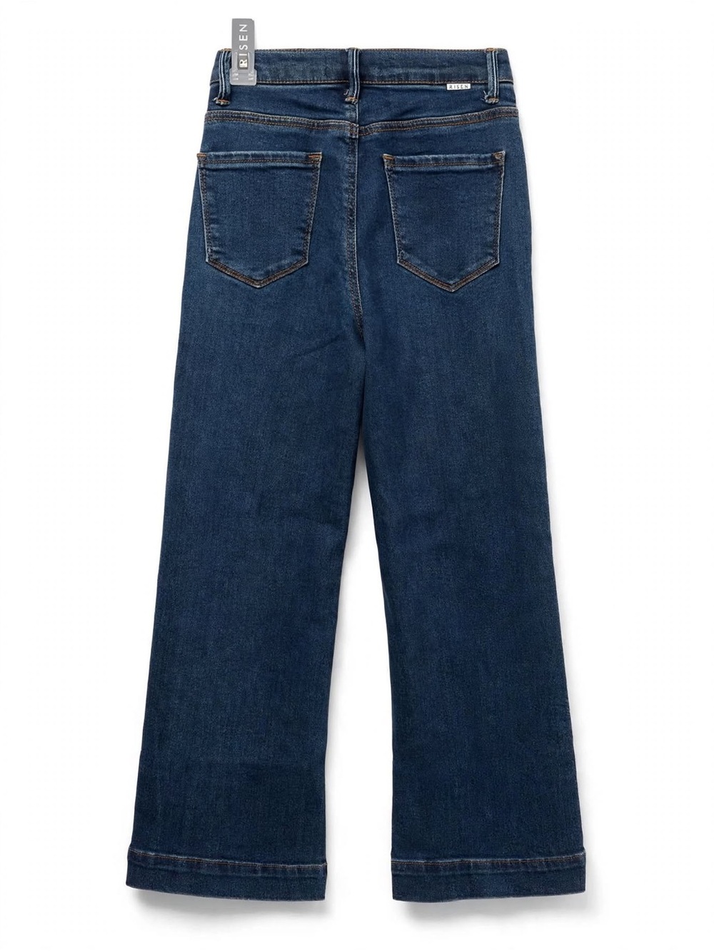 Risen high rise, Women's Dark Blue Wide-Leg Jeans